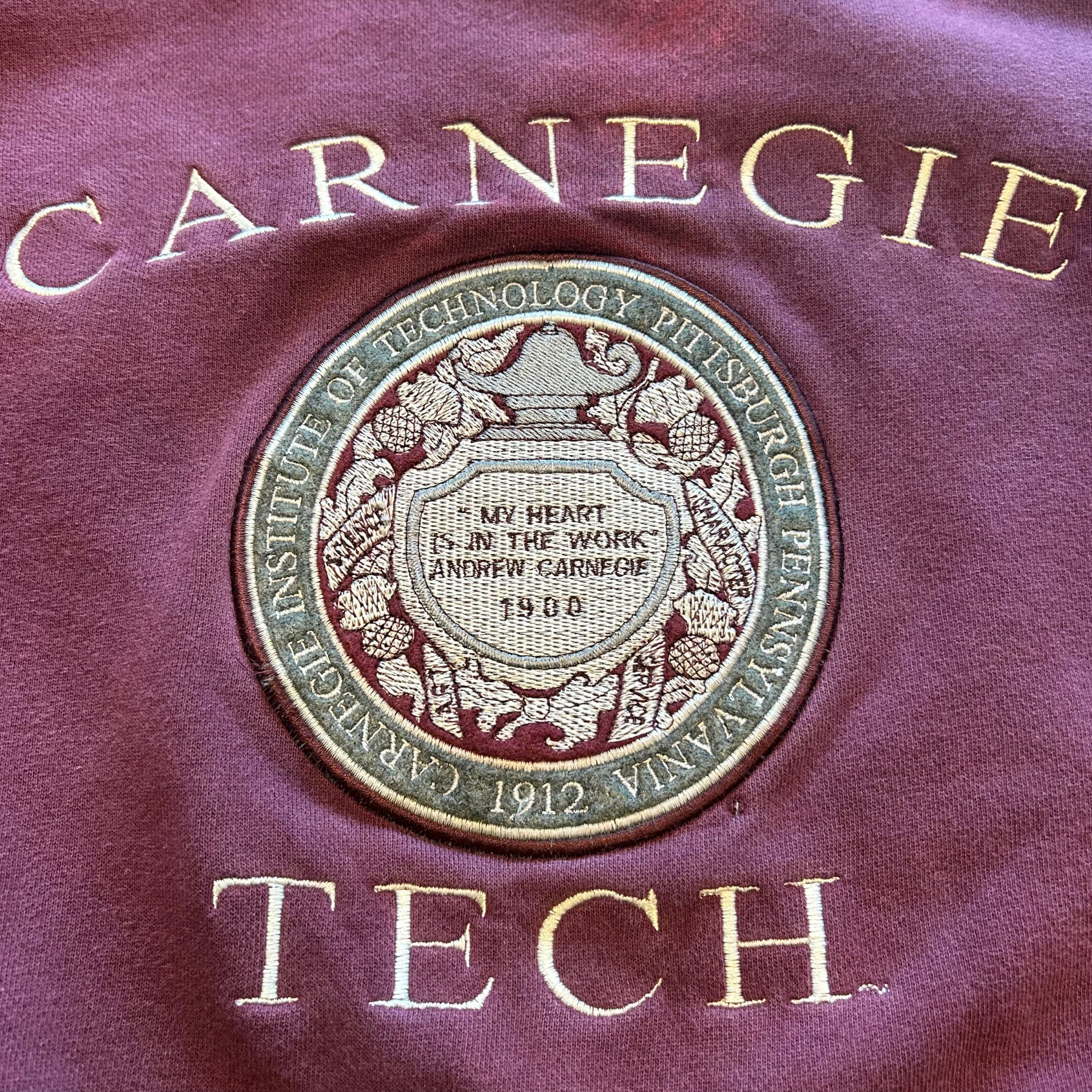 90s Carnegie Tech Sweatshirt - M/L