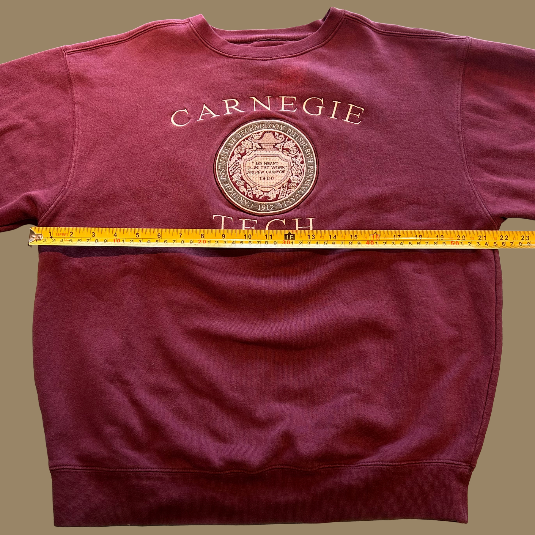 90s Carnegie Tech Sweatshirt - M/L