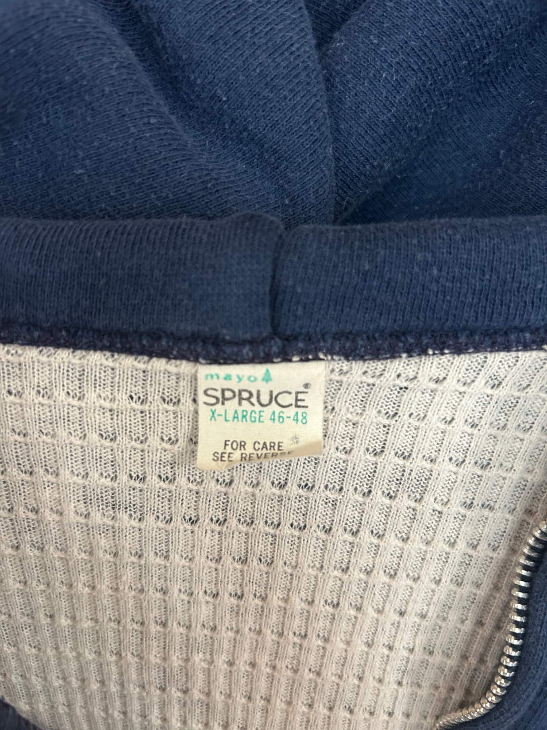 60s Carnegie-Mellon Thermal-Lined Hoodie - M/L