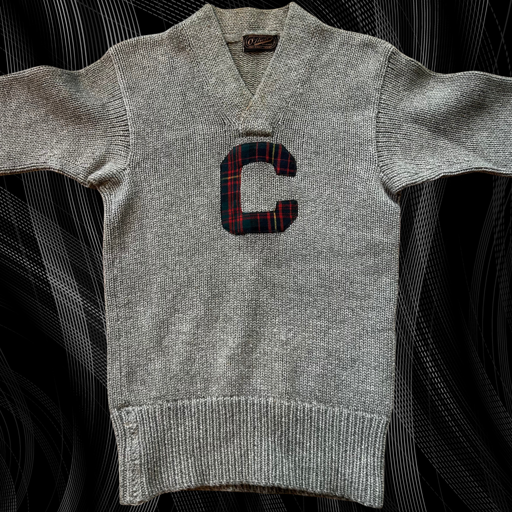 40s Carnegie Tech Varsity Sweater - S/M