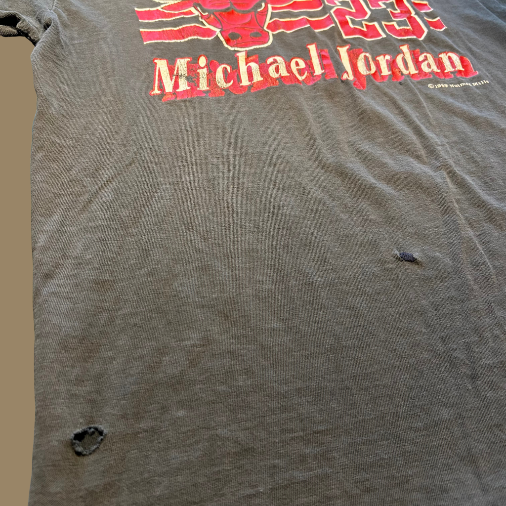 1989 Faded Michael Jordan Chicago Bulls Shirt - M/L