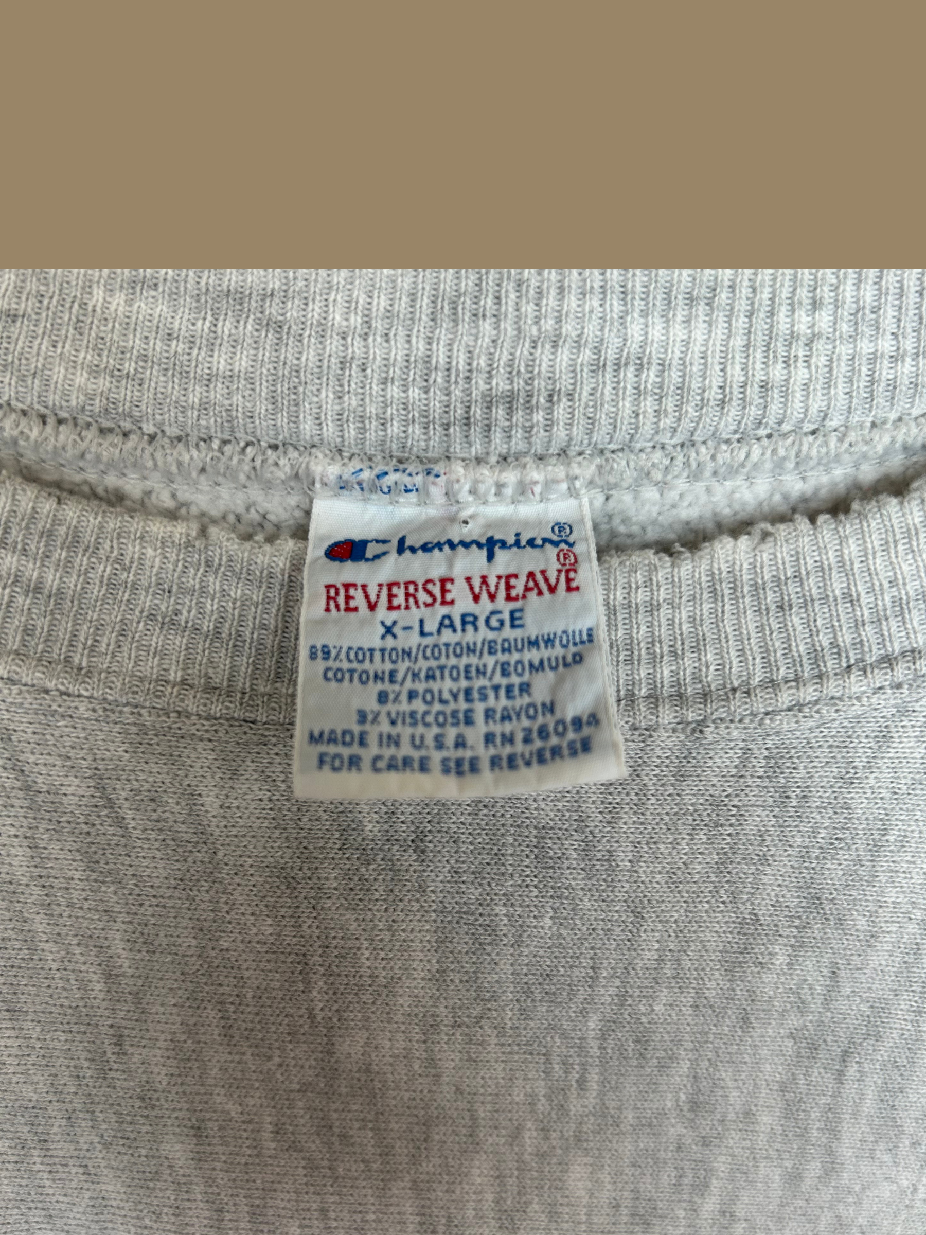90s Champion Reverse Weave Sweatshirt - L/XL
