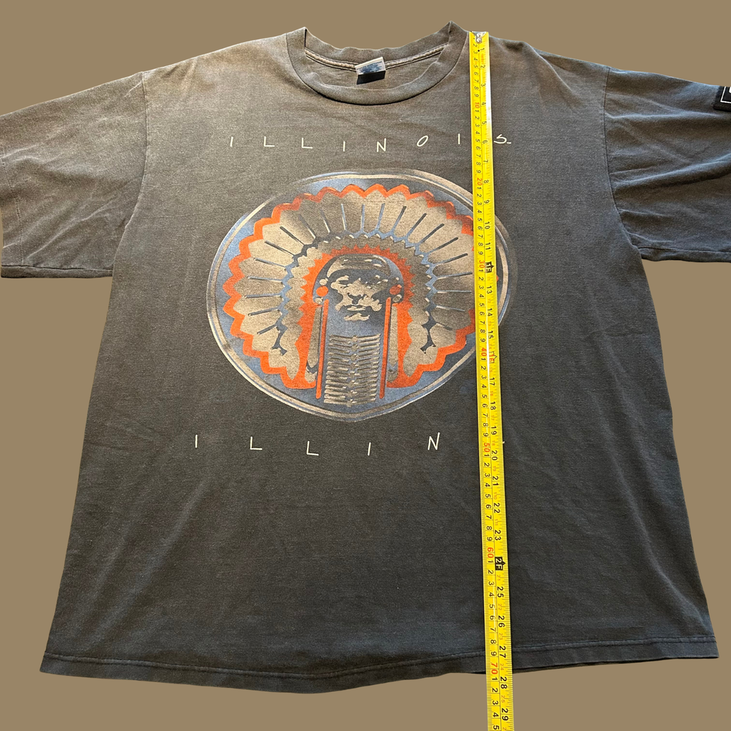 90s Faded University of Illinois Fighting Illini Shirt - L/XL