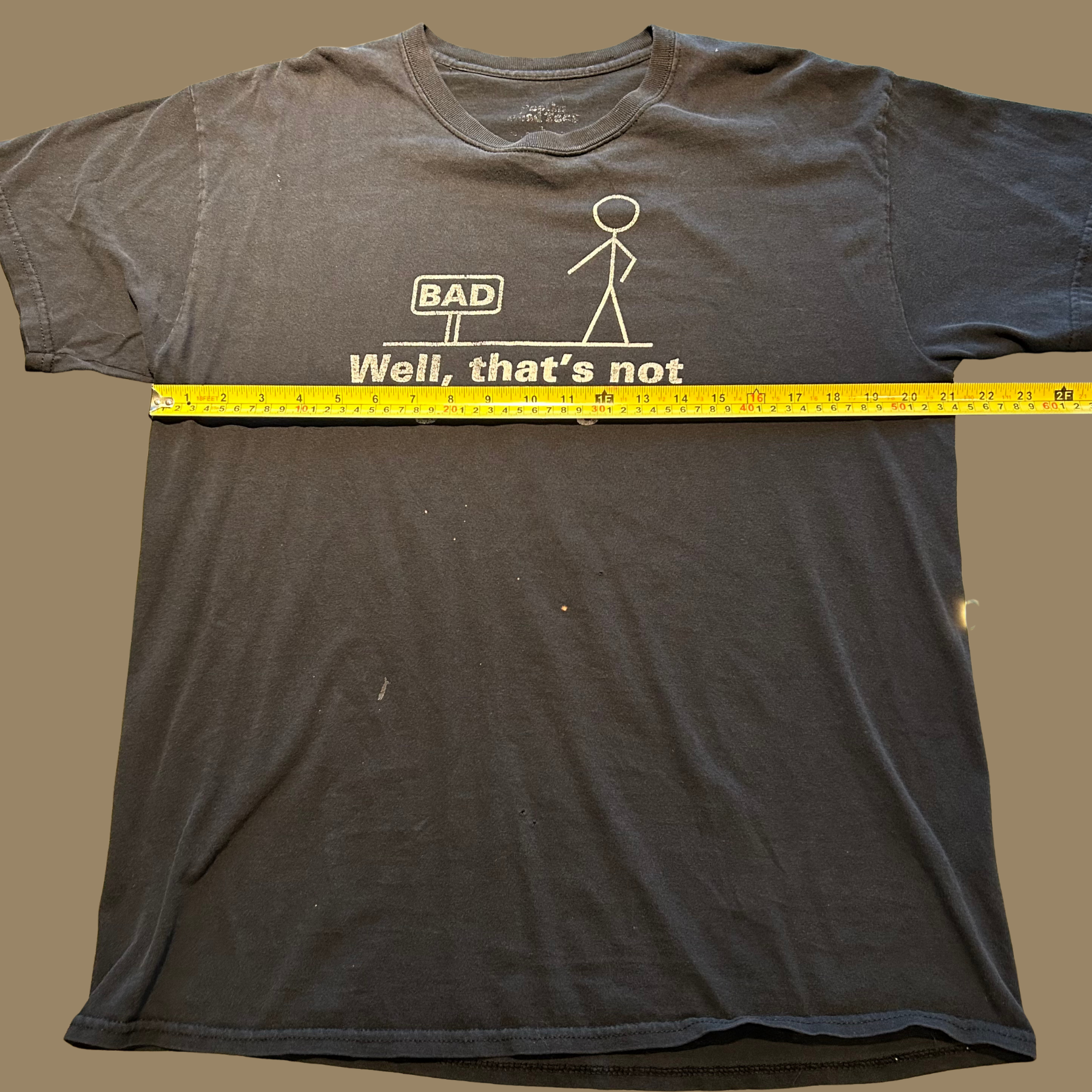 00s Bad Sign Humor Shirt - M/L