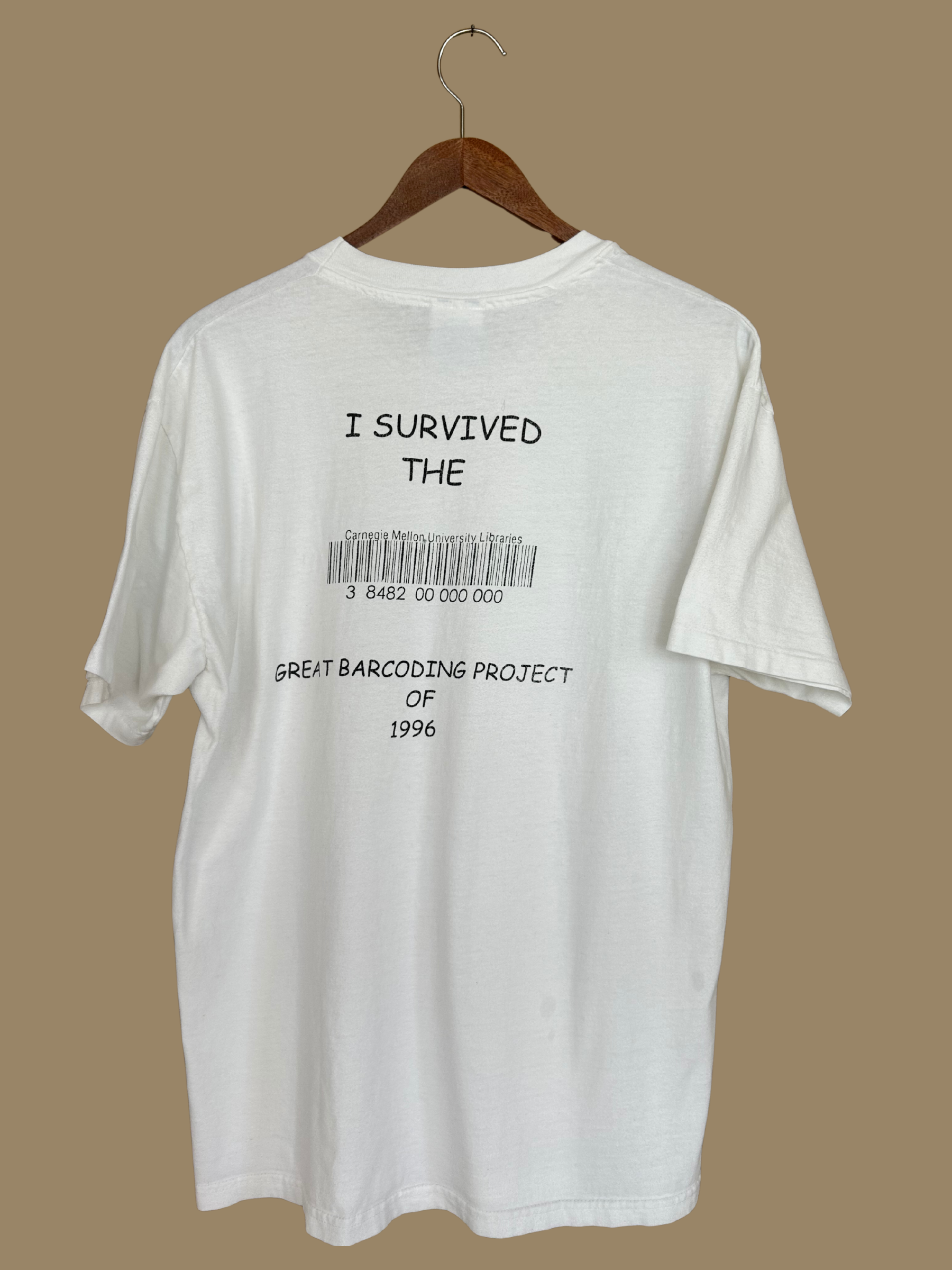 1996 Box Logo Barcoding Project Shirt - L/XL