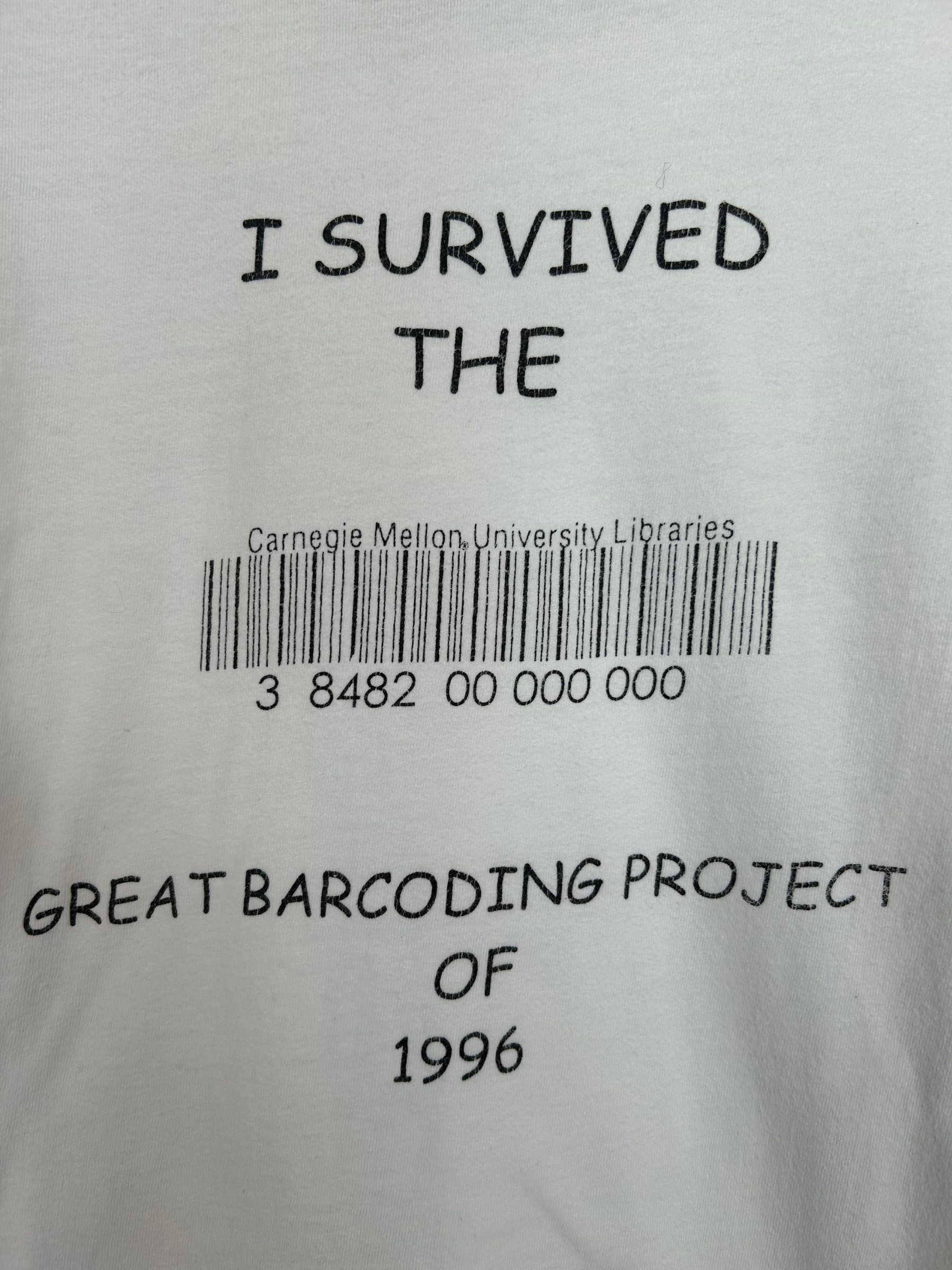 1996 Box Logo Barcoding Project Shirt - L/XL