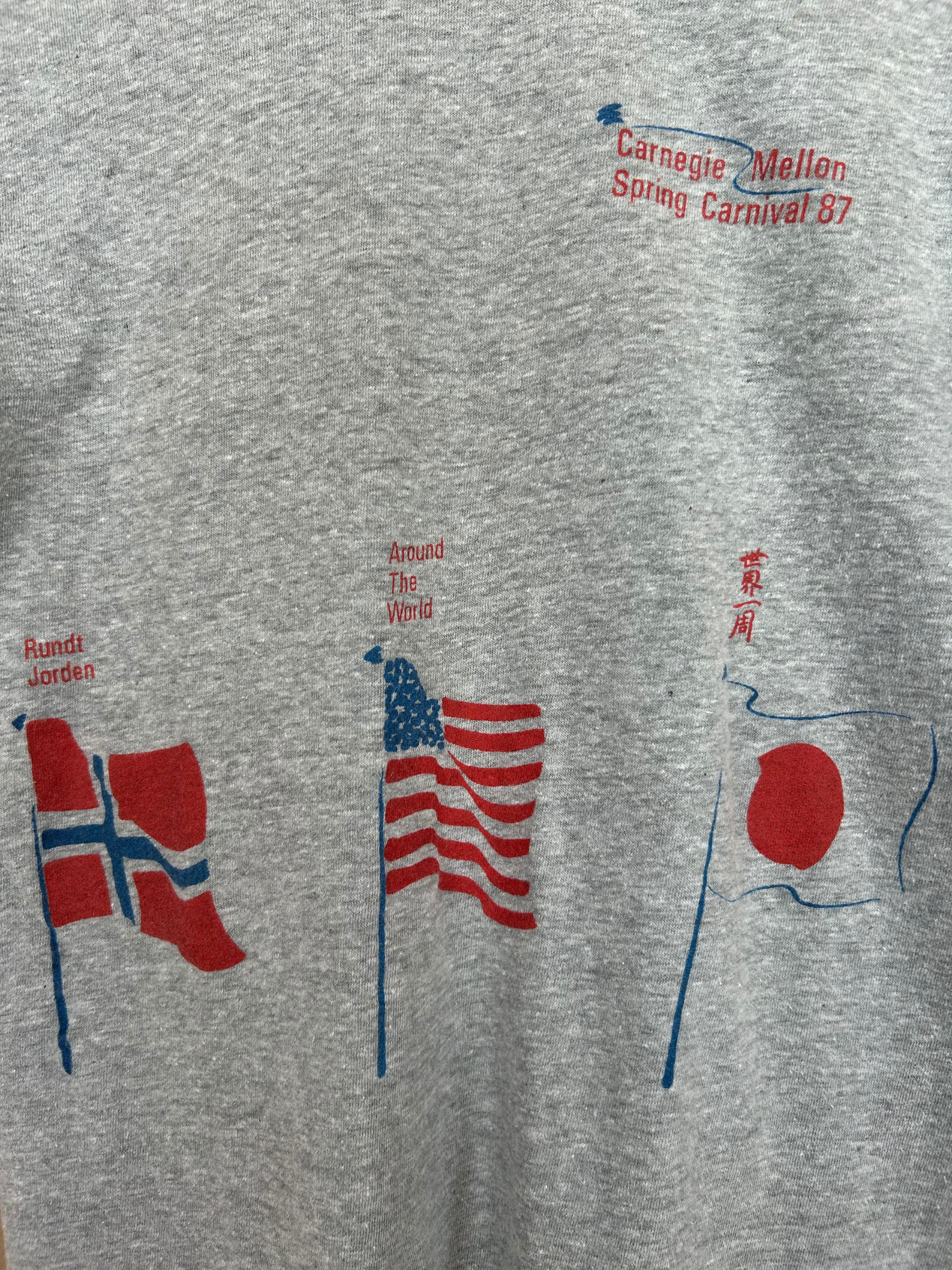 1987 Spring Carnival "Around the World" Shirt - S/M