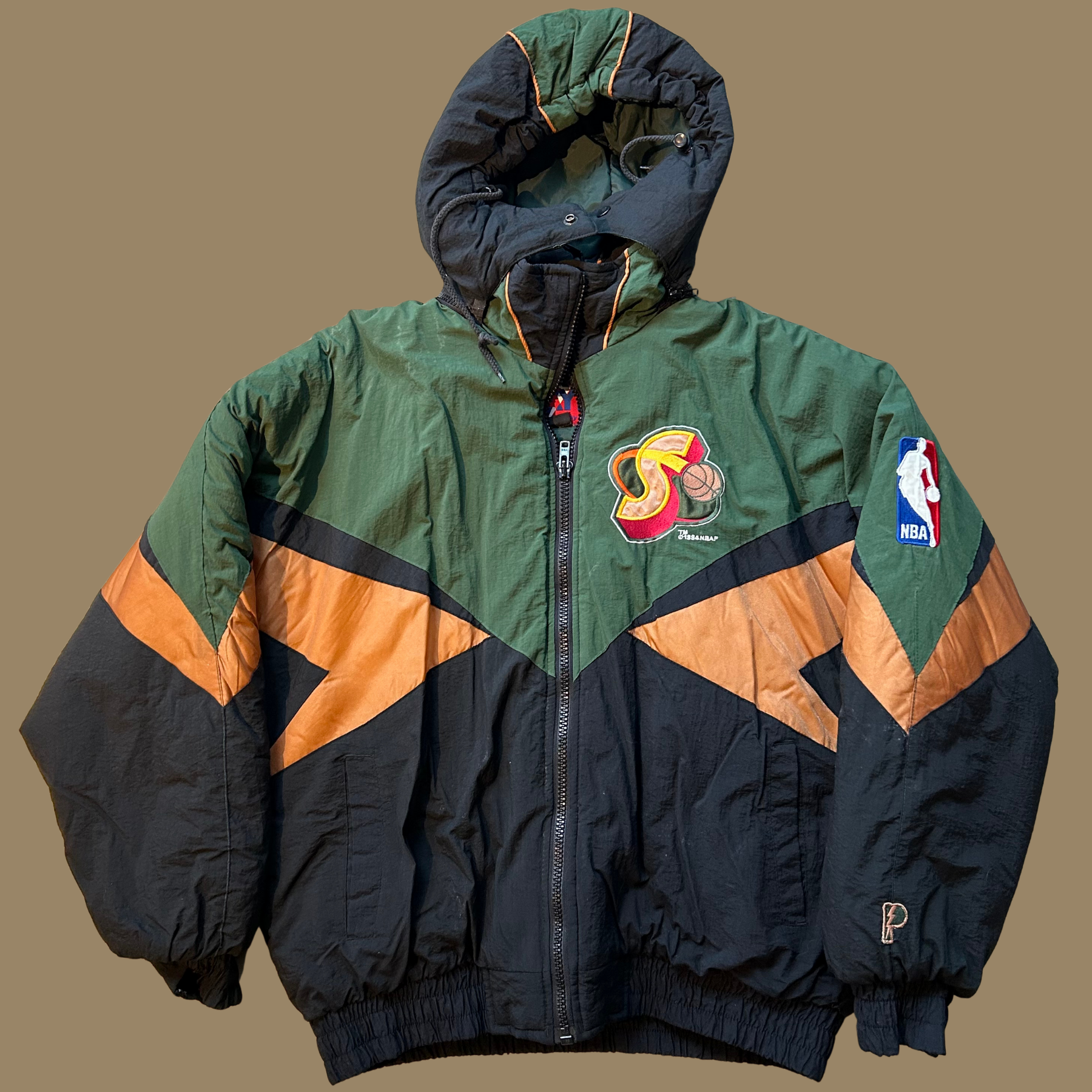 90s Seattle Sonics Jacket - L/XL