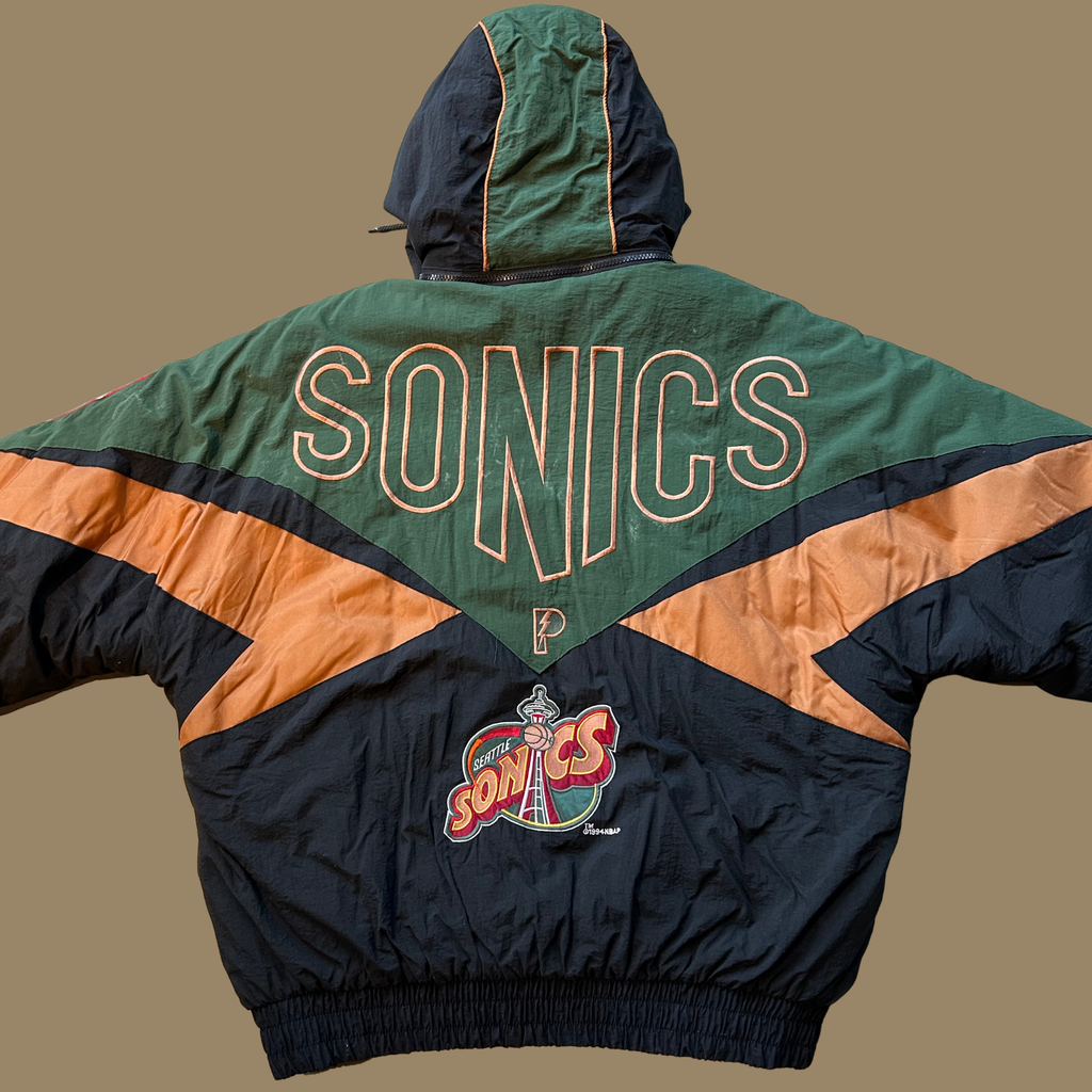 90s Seattle Sonics Jacket - L/XL