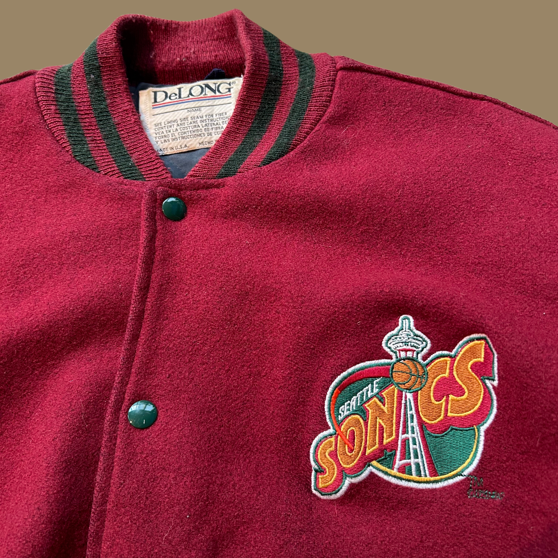 80s Seattle Sonics Jacket - XL/XXL