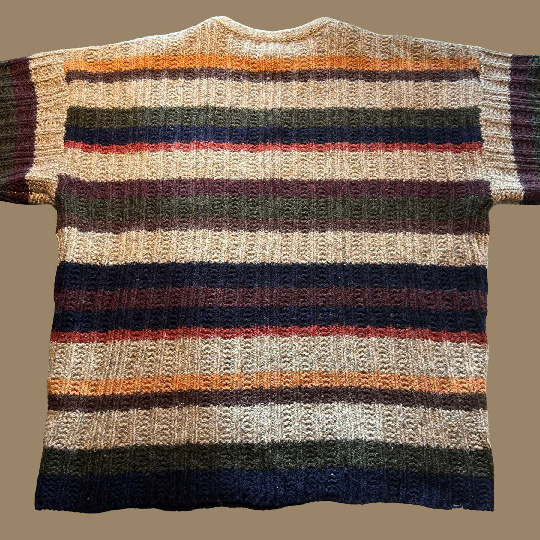 00s Nautica Striped Wool Sweater - L/XL