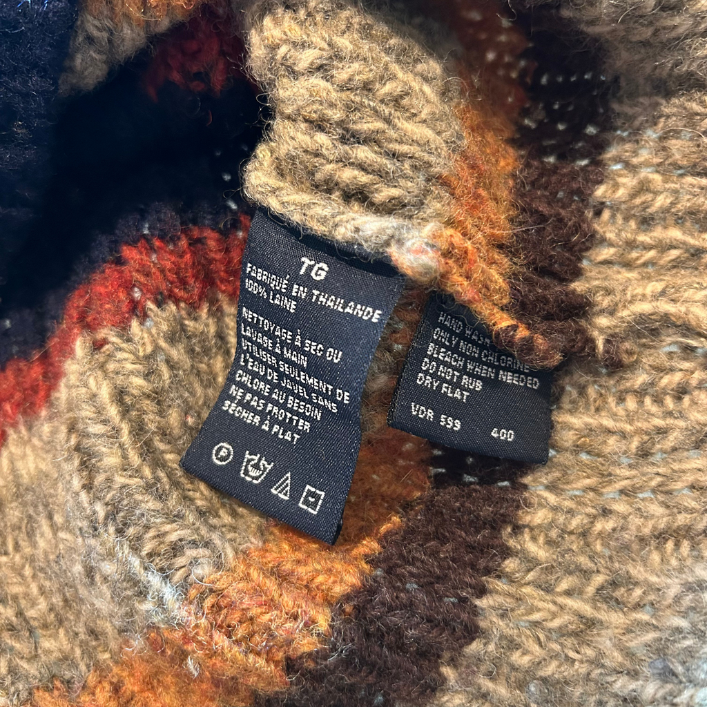 00s Nautica Striped Wool Sweater - L/XL