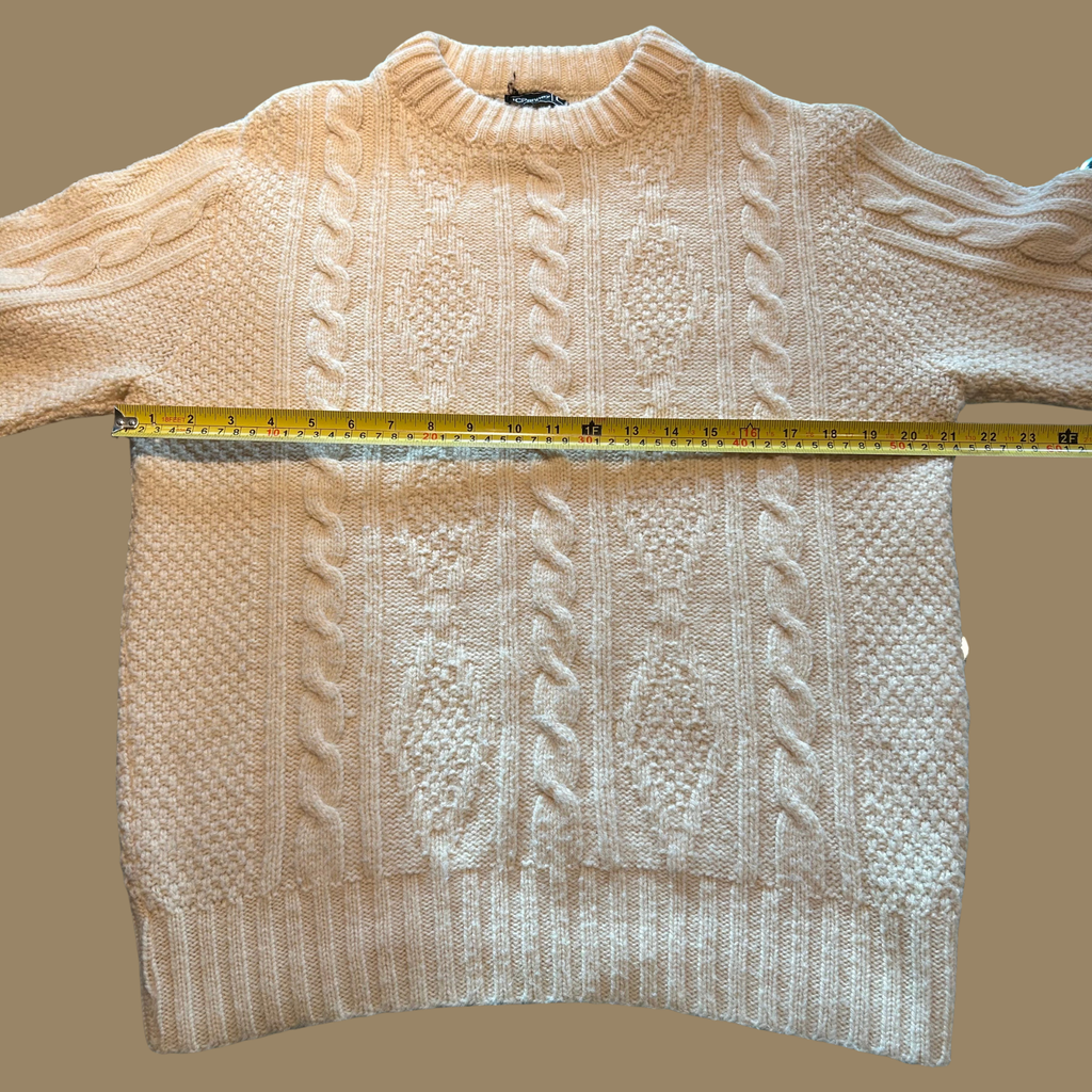 80s JC Penney Cable Knit Sweater - M/L