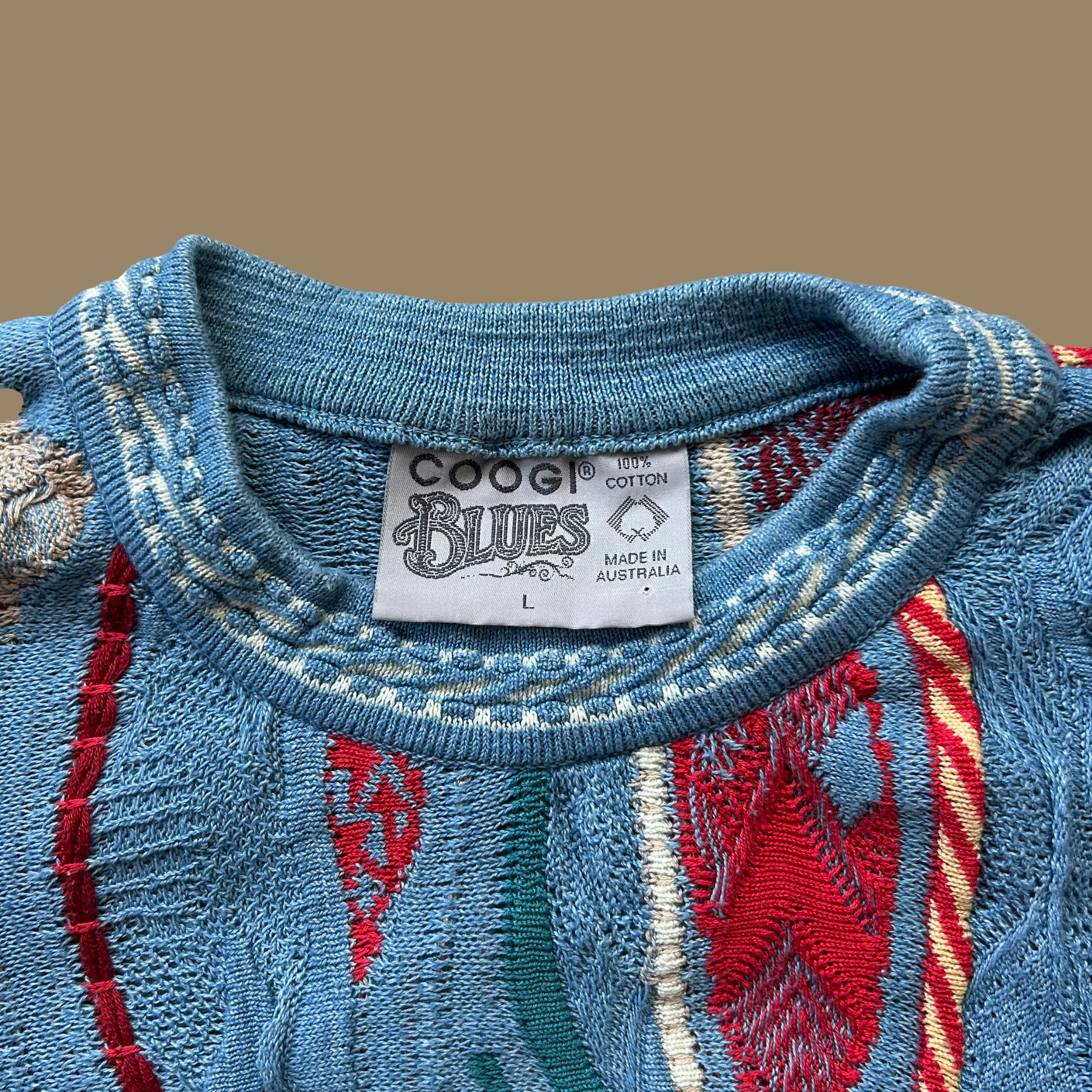 90s Coogi Blues Sweater - L/XL