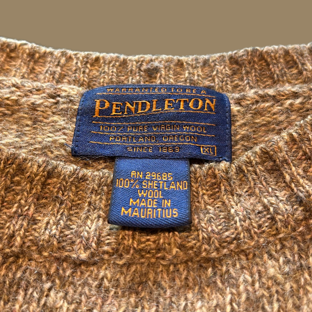 90s Pendleton Shetland Wool Sweater - L/XL