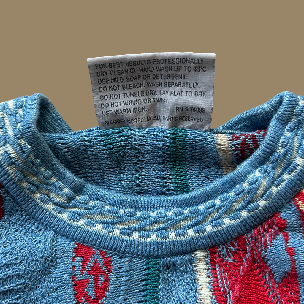 90s Coogi Blues Sweater - L/XL