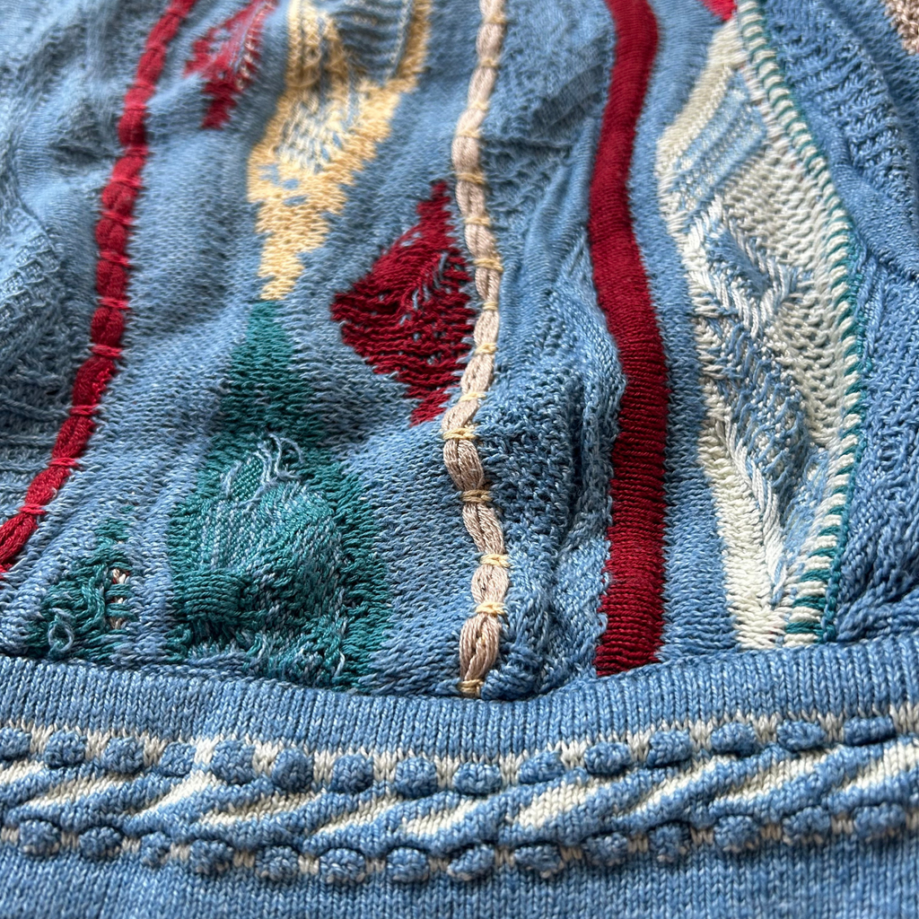 90s Coogi Blues Sweater - L/XL