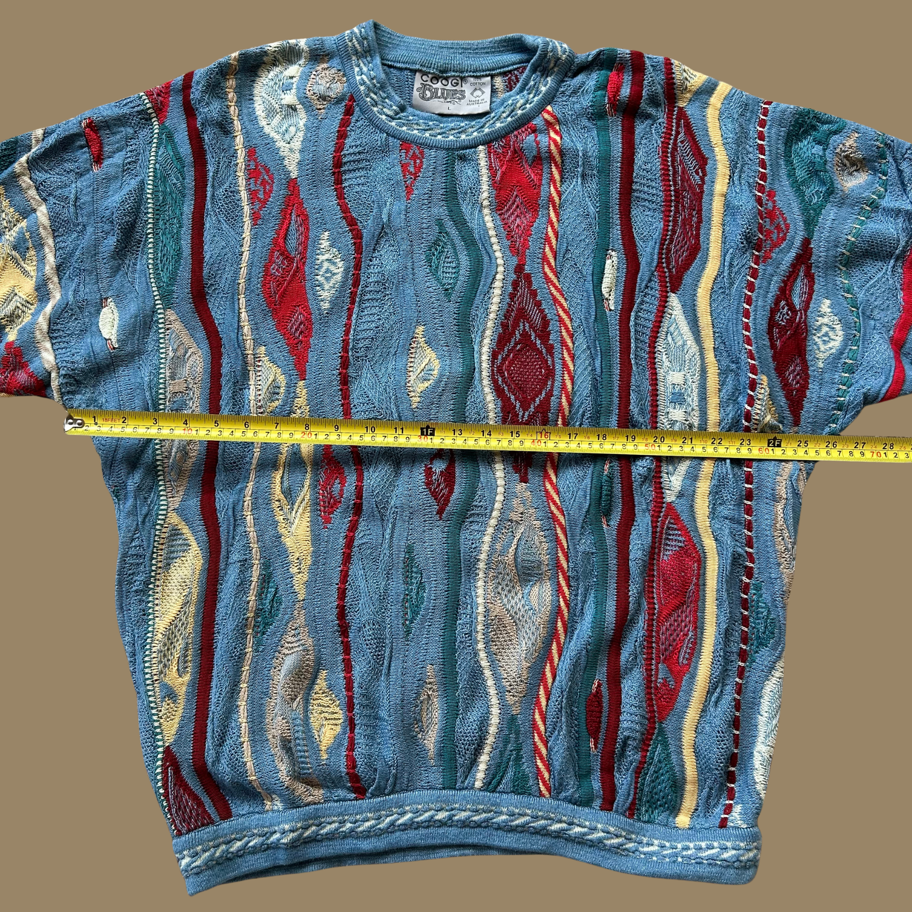 90s Coogi Blues Sweater - L/XL