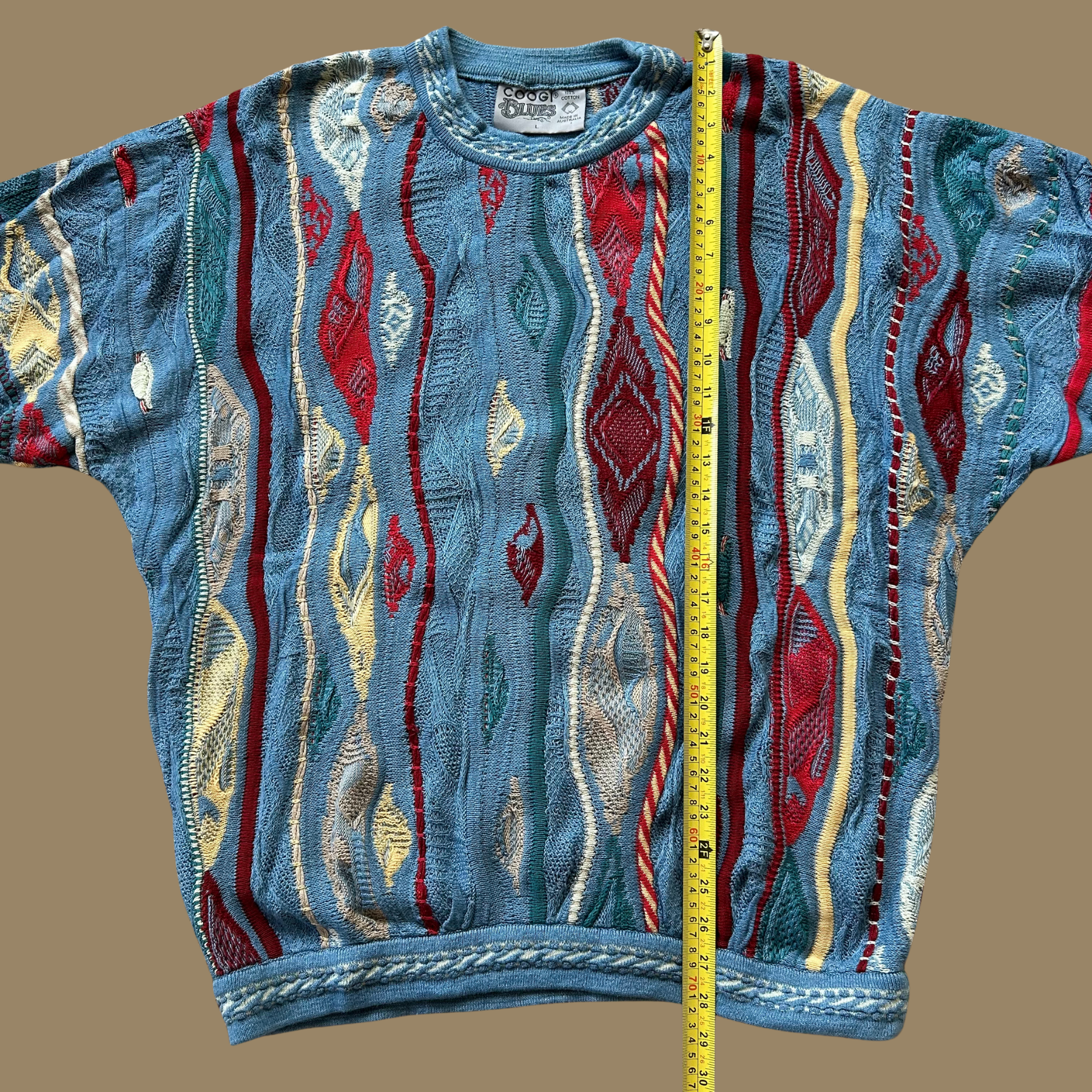90s Coogi Blues Sweater - L/XL