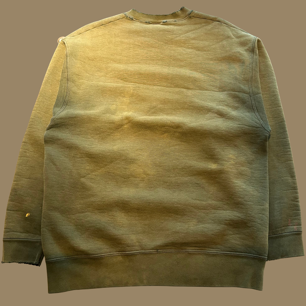 90s Sunfaded Distressed Fishing Sweatshirt - L/XL